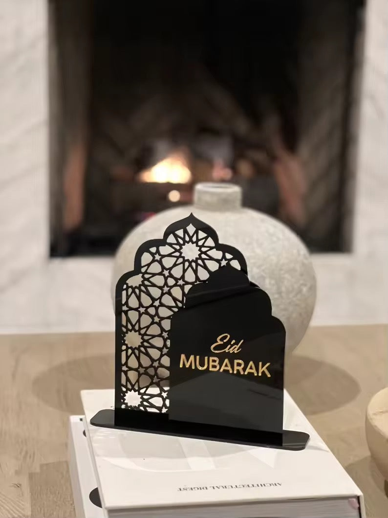 Eid mubarak - zwart