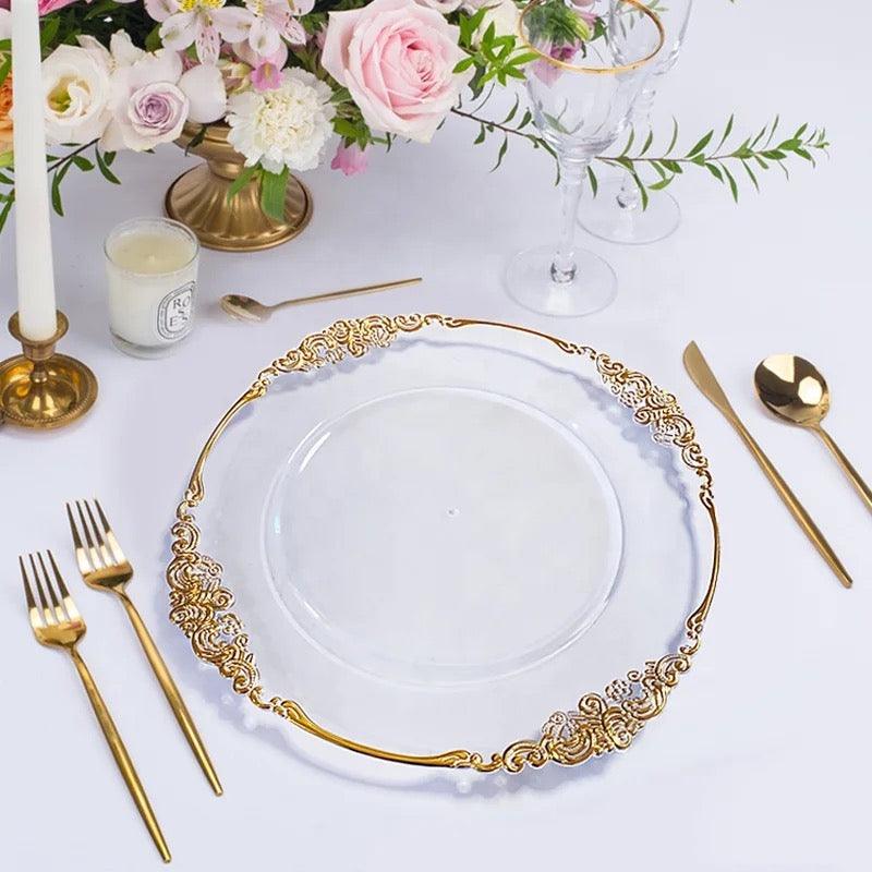 Zara gold onderbord - Decor Elegante