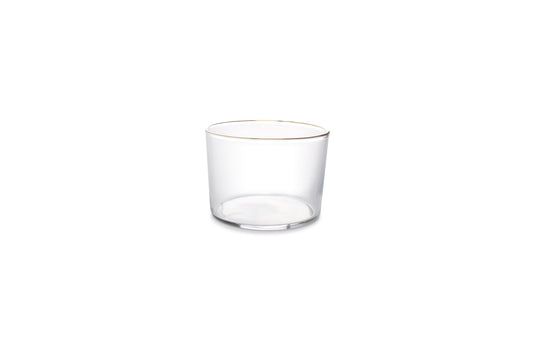 Amuseglas met gouden rand  | Set-6